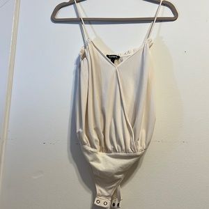 Cream body suit